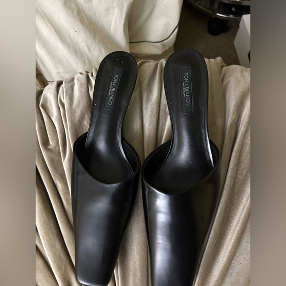 Tony Bianco Shoes - Tony Bianco Sleek Black Mules